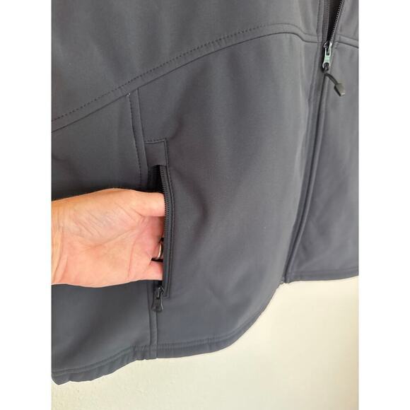 Vantage Men’s Softshell Fleece Lined Vest With Pockets Black Size 2X Golf - Picture 4 of 10